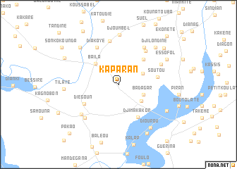 map of Kaparan