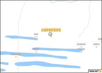 map of Kaparara