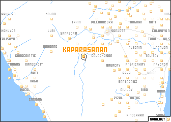 map of Kaparasanan