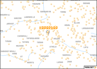 map of Kapardap