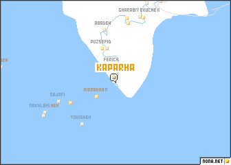 map of Kaparhā