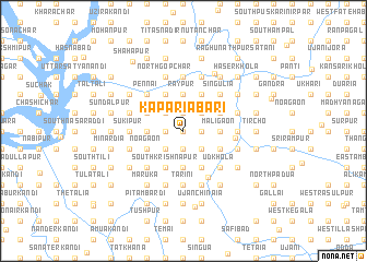 map of Kāpariābāri