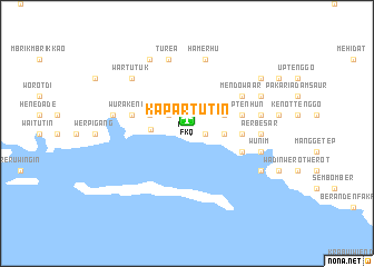 map of Kapartutin