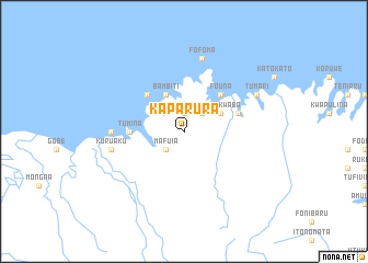 map of Kaparura