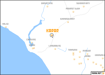 map of Kapar