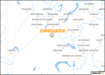 map of Kāpāsdānga