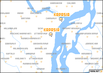 map of Kapāsia