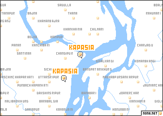 map of Kapāsia