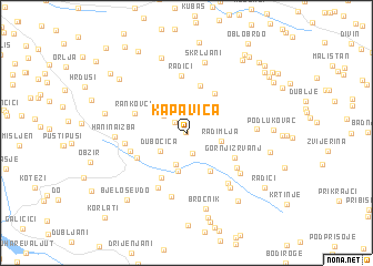 map of Kapavica