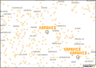 map of Kapavice