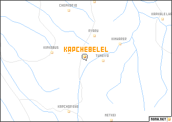 map of Kapchebelel
