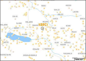 map of Kapci