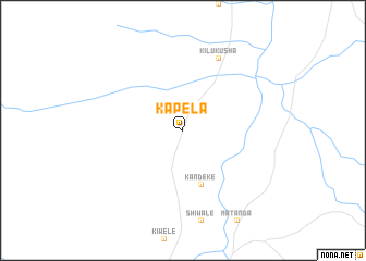 map of Kapela