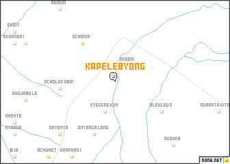 map of Kapelebyong