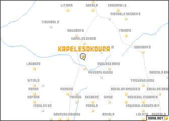 map of Kapélé-Sokoura