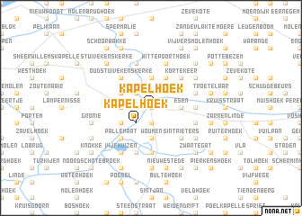 map of Kapelhoek