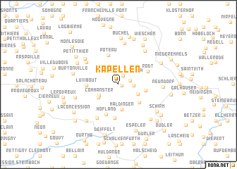 map of Kapellen