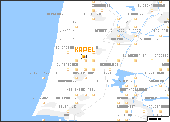 map of Kapel