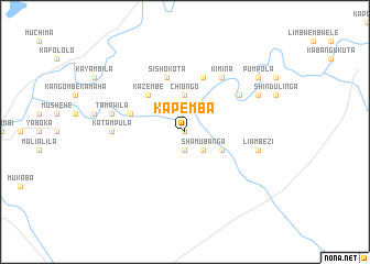 map of Kapemba