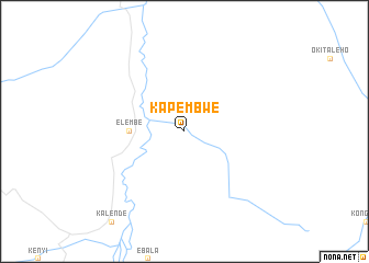 map of Kapembwe