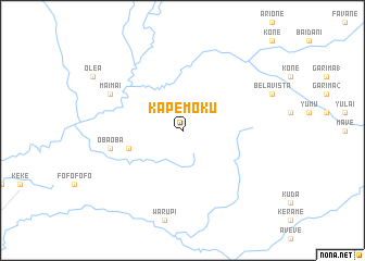 map of Kapemoku