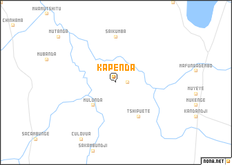 map of Kapenda