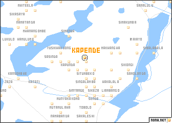 map of Kapende