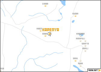 map of Kapenya