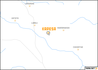 map of Kapesa