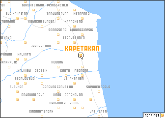 map of Kapetakan