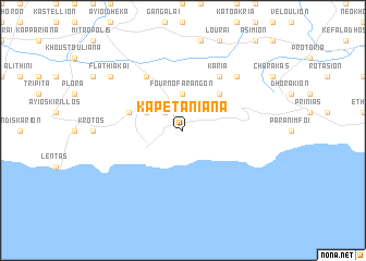 map of Kapetanianá