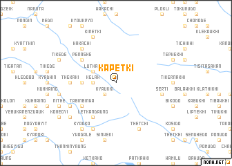 map of Kapetki