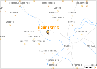 map of Kapetseng