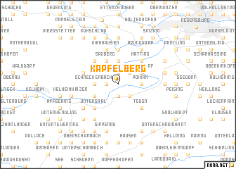 map of Kapfelberg