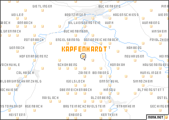 map of Kapfenhardt