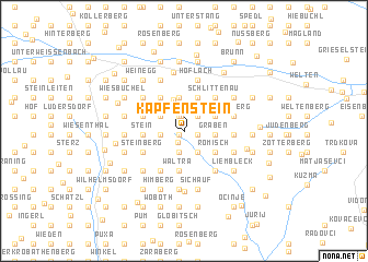 map of Kapfenstein