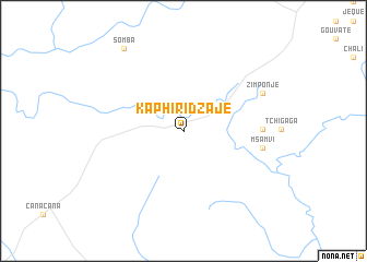 map of Kaphiridzaje