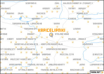 map of Kapice Lipniki