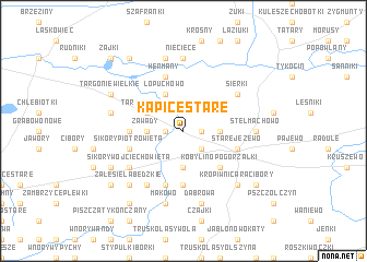 map of Kapice Stare