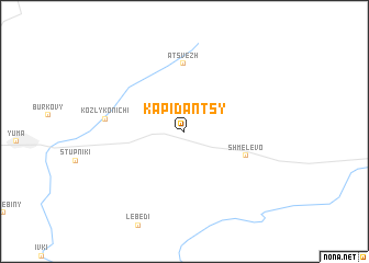 map of Kapidantsy