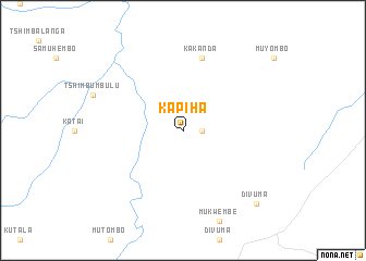 map of Kapiha