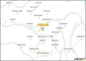 map of Kapiha