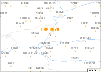 map of Kapıkaya
