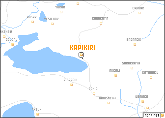map of Kapıkırı