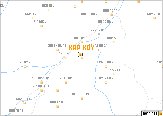 map of Kapıköy