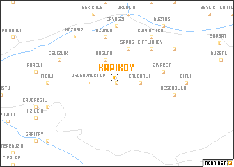 map of Kapıköy