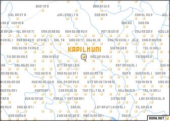 map of Kapilmuni