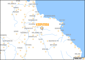 map of Kapinaw