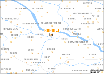 map of Kapinci