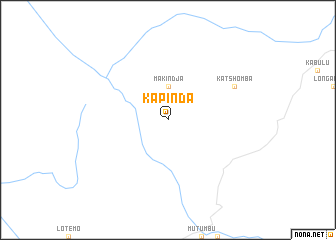 map of Kapinda